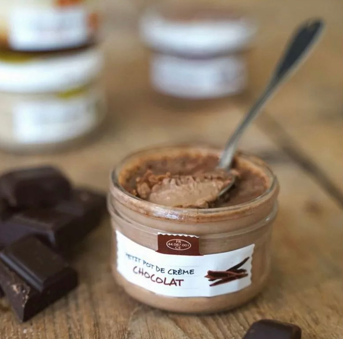 Bote pequeño de crema de chocolate - 100g