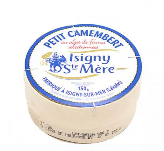 Unpasteurized Camembert Label Bleu d'Isigny ±150g