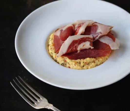 Dried black pork ham from Bigorre AOP 24 months ±500g