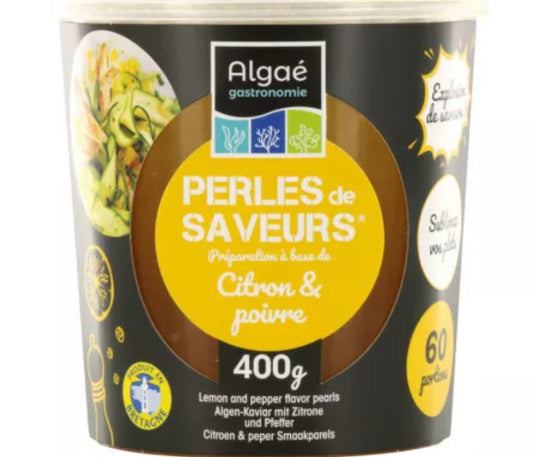 Perles de saveurs citron et poivre - 400g