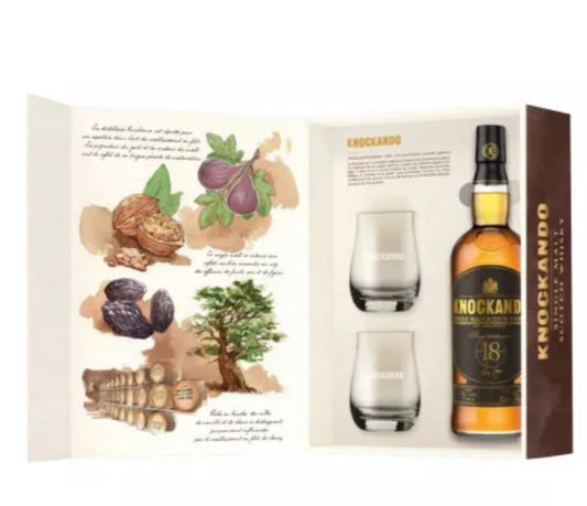 Coffret Knockando 18 ans 43° - Slow Matured - 70cl