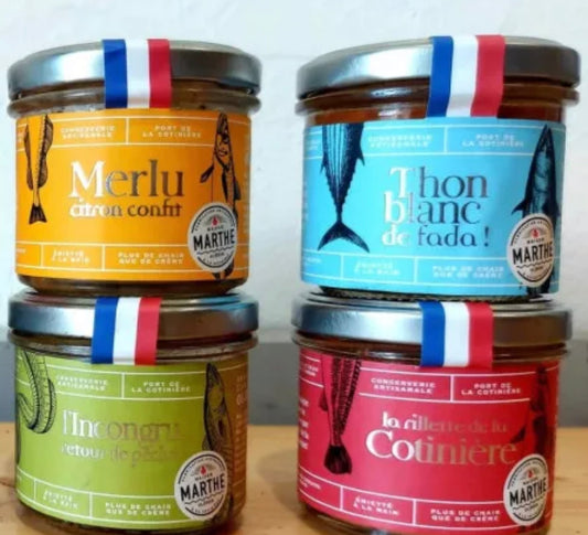 Merluza desmenuzada con limón confitado - 90g