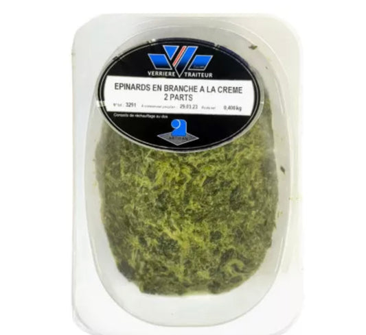 Creamed spinach - 400g