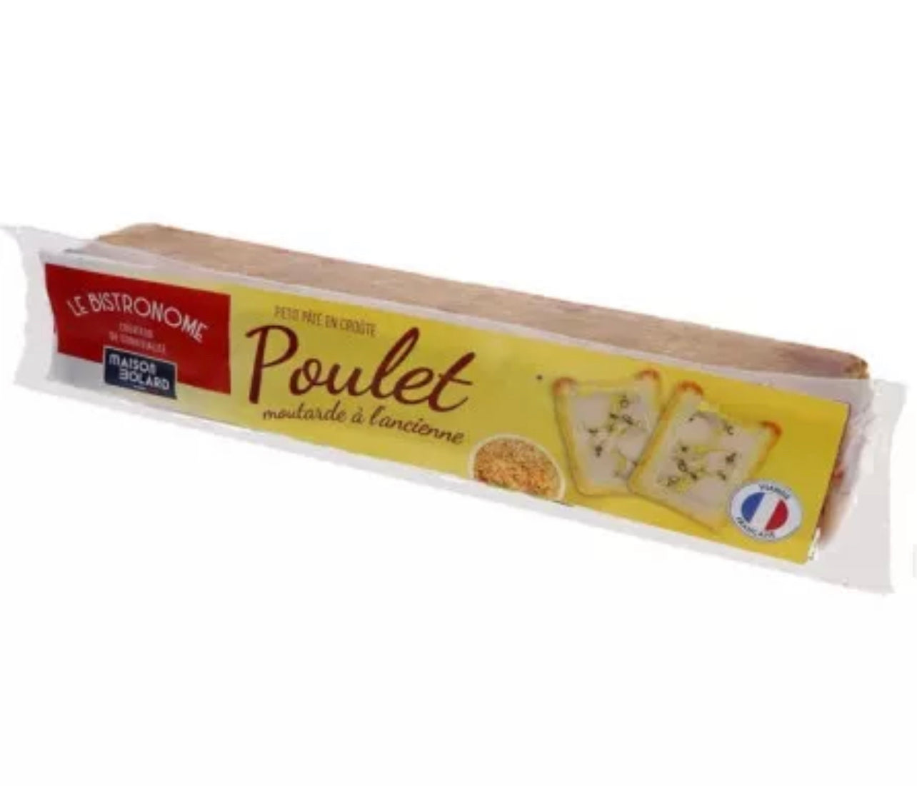 Mini pâté en croûte "Le Bistronome" poulet moutarde - 450g