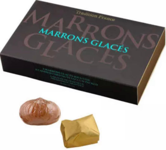 Marrons glacés entiers enveloppés x18 ±380g