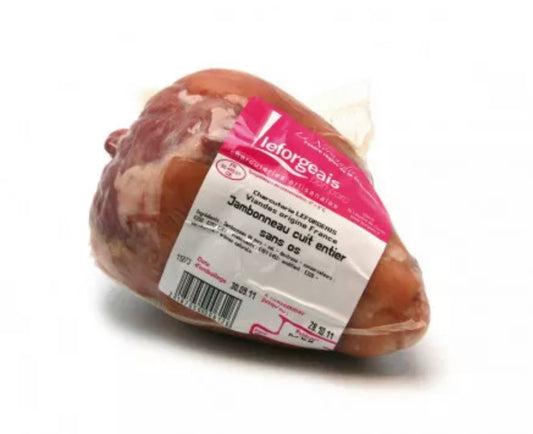 Jambonneau cuit de porc Français sans os ±600g