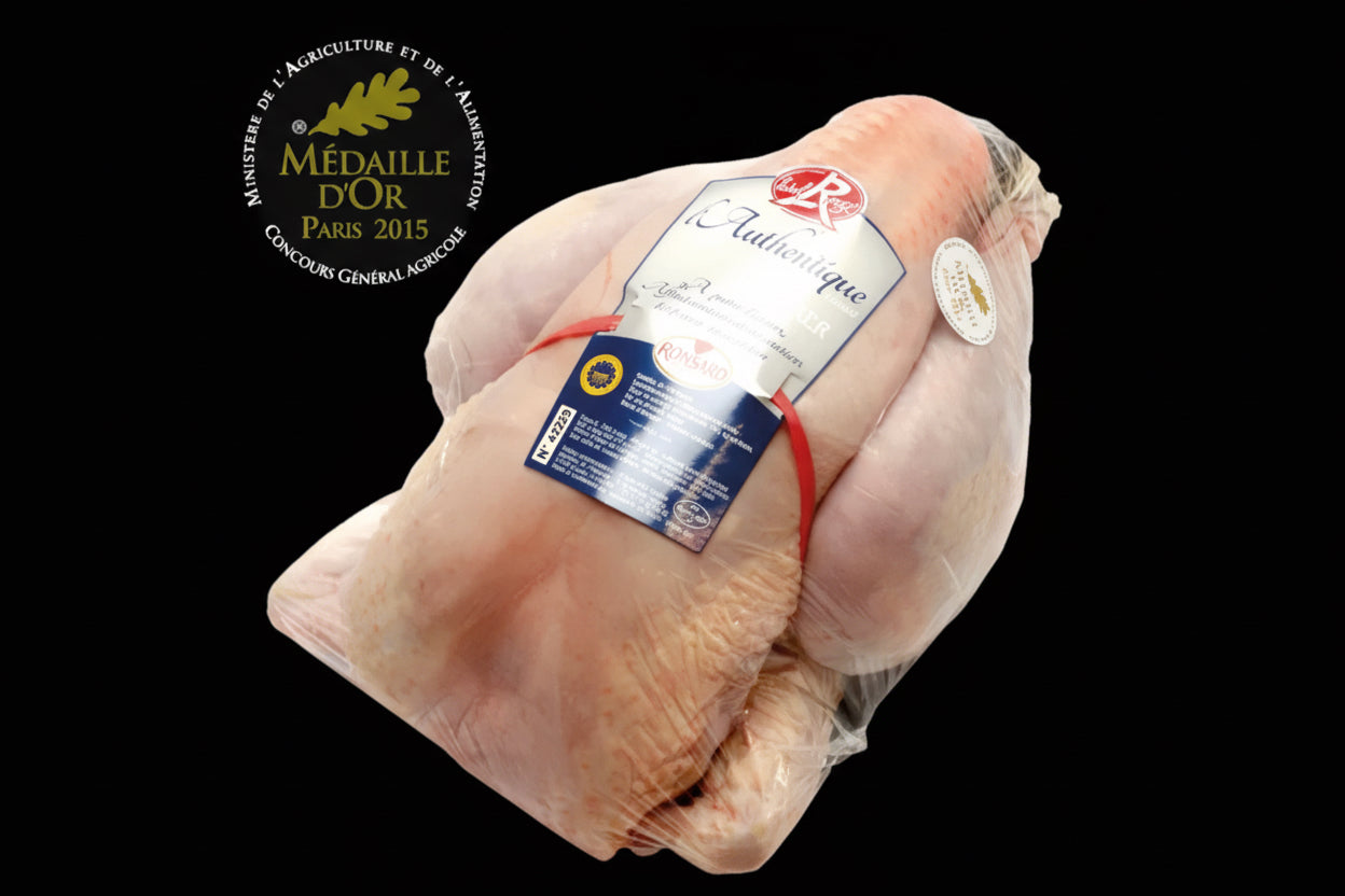 Pollo de corral 100 días IGP Orléanais Label Rouge ±1,4kg