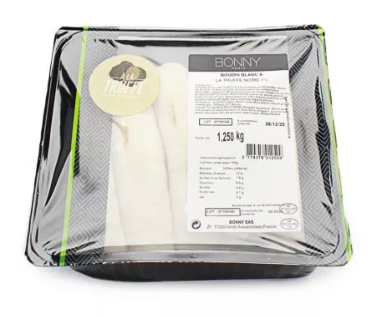 ✨ Boudin blanc à la truffe noire 20x +/-140g✨