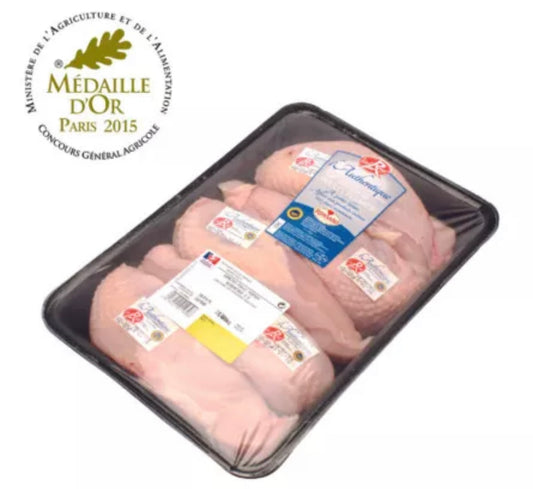 Suprême de Poulet fermier 100 jours IGP Orléanais Label Rouge x4-5 ±1,5kg