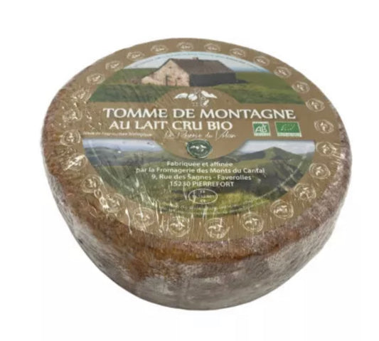 Tomo montañés entero de leche cruda ecológica ±1,6kg