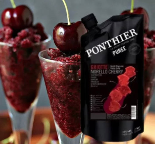 Purée de cerise griotte Oblacinska frais Ponthier - 1kg