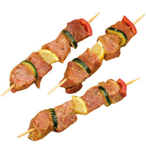 Brochettes de porc mariné thym citron LPF x8 ±1,3kg