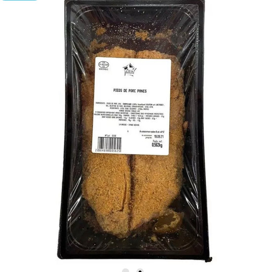 Pied de porc entier pané x2 ±500g
