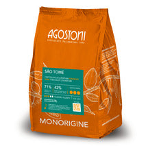 Chocolate de cobertura negro 71% origen puro Santo Tomé pistolas 4kg