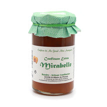 Confiture artisanale de mirabelles bocal 370g