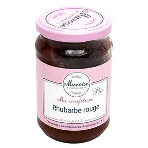 Mermelada de ruibarbo rojo ecológico MUROISE®, tarro de 350 g