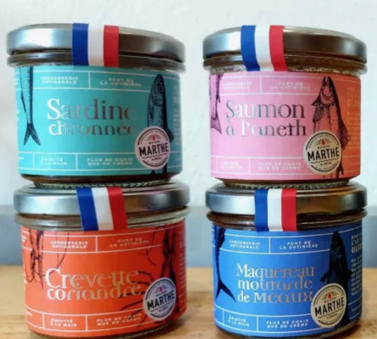 Caballa desmenuzada con mostaza de Meaux - 90g