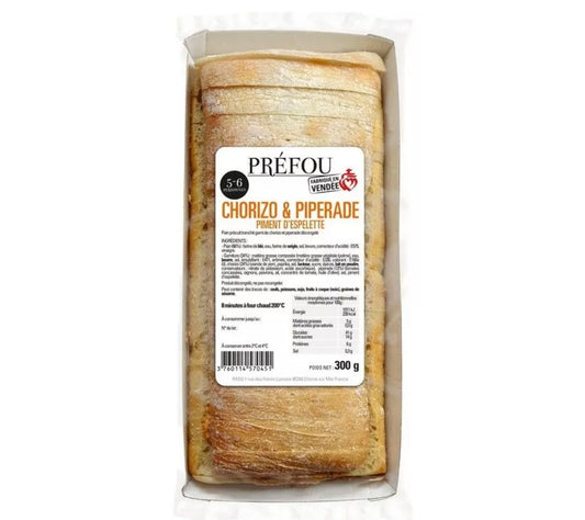 Préfou au chorizo, piperade et piment d'Espelette - 300g