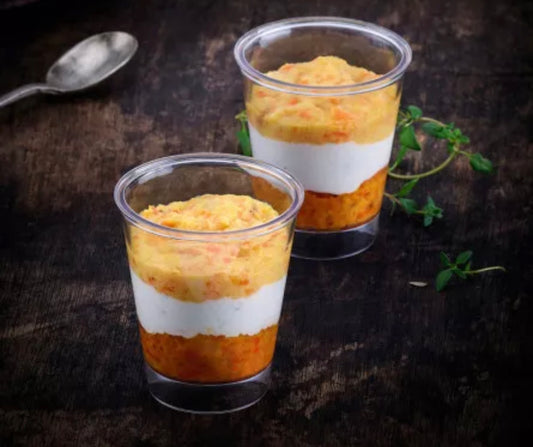 Verrine chèvre carotte butternut 4x40g