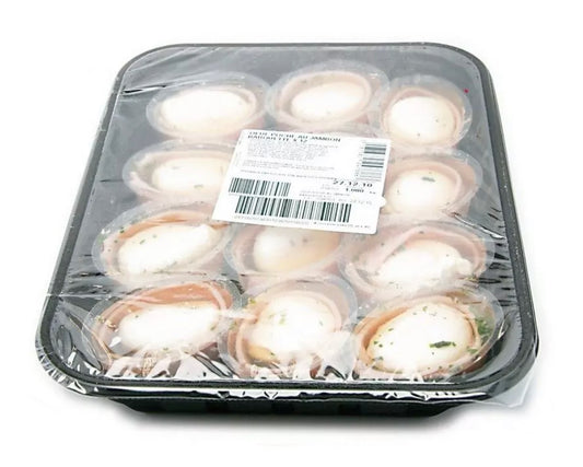 Poached egg with ham in jelly 12x90g