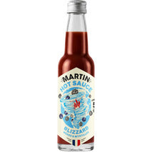 Hot sauce Blizzard piment Habanero mûres myrtilles force 5/12 100g
