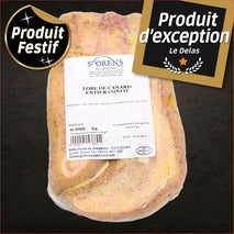 ✨Lobe entier de foie gras de canard confit produit à la ferme±600g✨