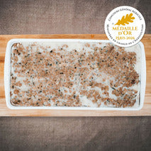 Rillettes de porc fermier français moulées à la main – Médaille d'or 2026 – 2,2 kg