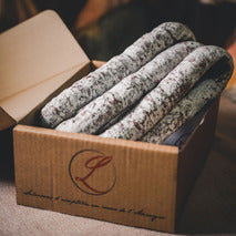 Saucisse sèche sur perche La Ferme du Haut-Mont – Porc fermier français – 2 kg