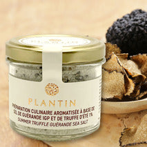 Sal de Guérande IGP y trufa de verano en tarro de cristal de 100 g