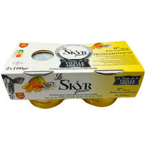 Skyr fermier sur lit de fruits exotiques 2x100g