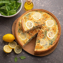 Gourmet Salmon and Spinach Tart 3kg