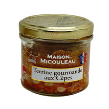 Terrina de cerdo francesa gourmet con setas porcini, tarro de 90 g