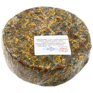 Tommette fermière aux fleurs au lait cru des Vosges