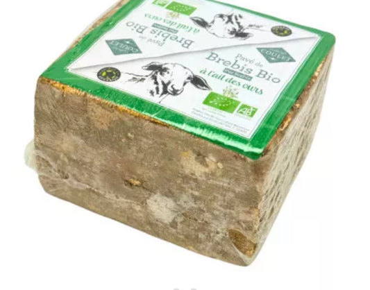 Pavé | Organic Aveyron sheep's cheese with wild garlic
