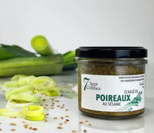 Rillettes végétarienne | Écrasé de poireaux au sésame - 100g
