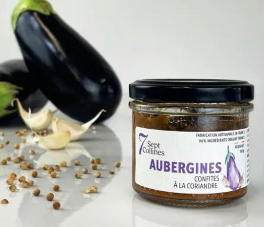 Berenjenas confitadas con cilantro - 100g