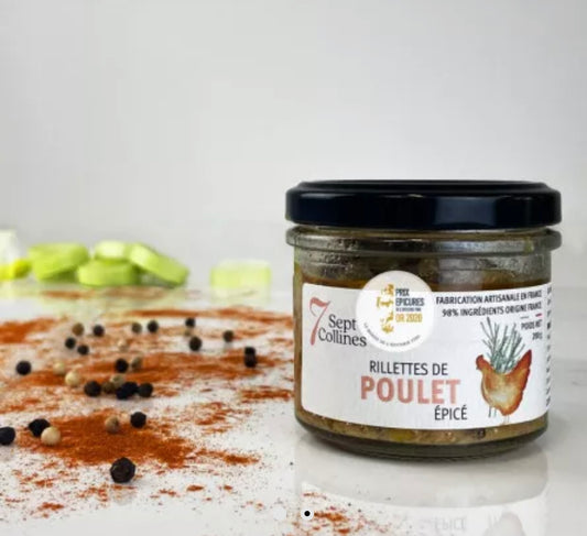 Rillettes de pollo picantes - 100g