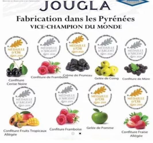 Mermelada de frambuesa extra sin semillas - tarro individual 72x28g