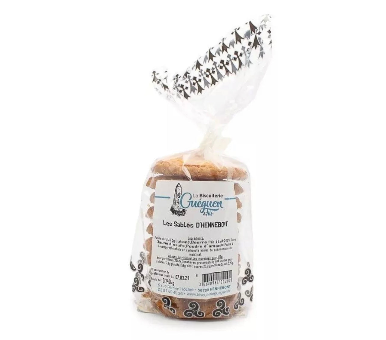 Galletas de mantequilla Hennebont x10 - 240g