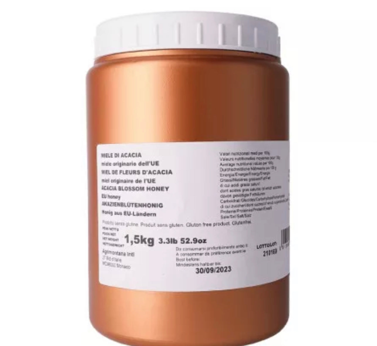 Miel de flor de acacia - 1,5kg