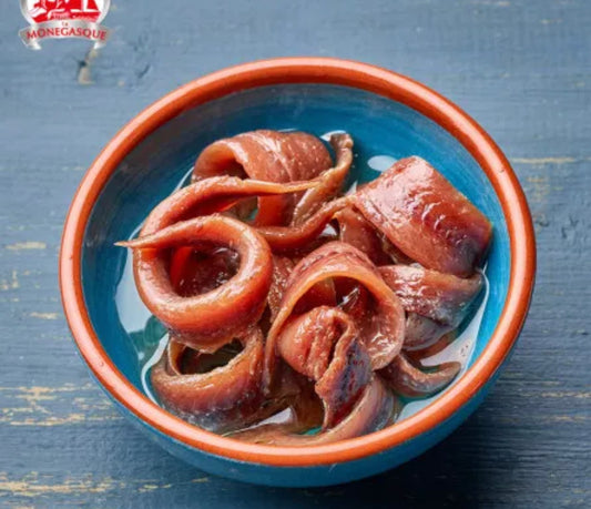 Anchovy fillets in oil La Monegasque - 100g