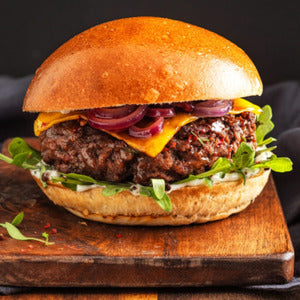 Organic brioche burger buns 6x75g