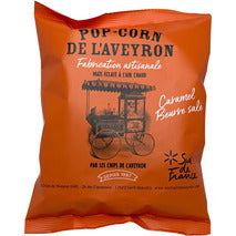 Salted butter caramel gourmet popcorn | Air-popped corn 100g bag