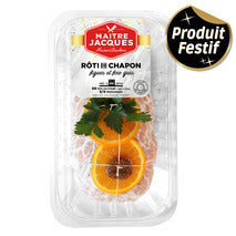 ✨ Rôti de chapon mariné farci aux figues et foie gras de canard ±800g✨