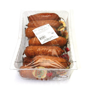 Cooked Morteau sausage IGP French pork natural casing 12x170g