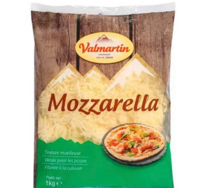 Grated mozzarella (chips) - 1kg