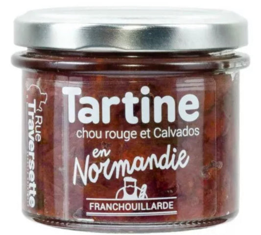 Tartine en Normandie - Tartinable de chou rouge et Calvados - 110g