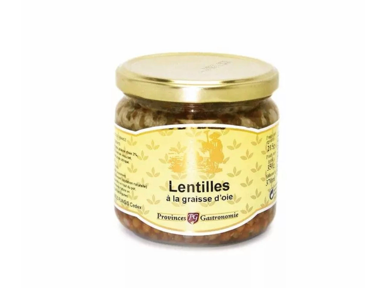 Lentils with goose fat - 350g