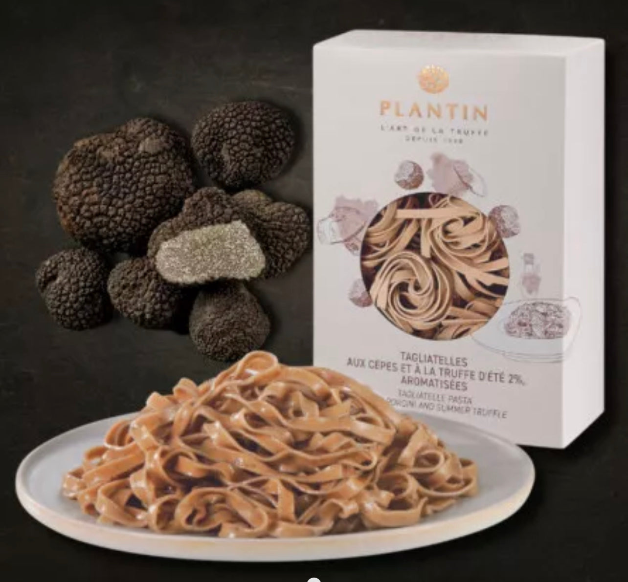 Tagliatelle with porcini mushrooms and summer truffle “Tuber Aestivum Vitt.” 2% - 250g