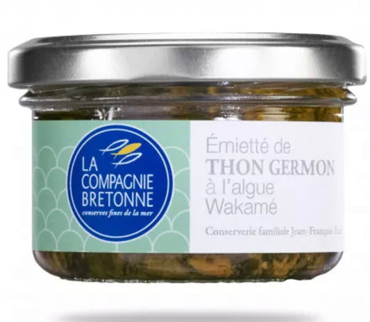 Emiette de thon germon à l'algue wakamé - 90g